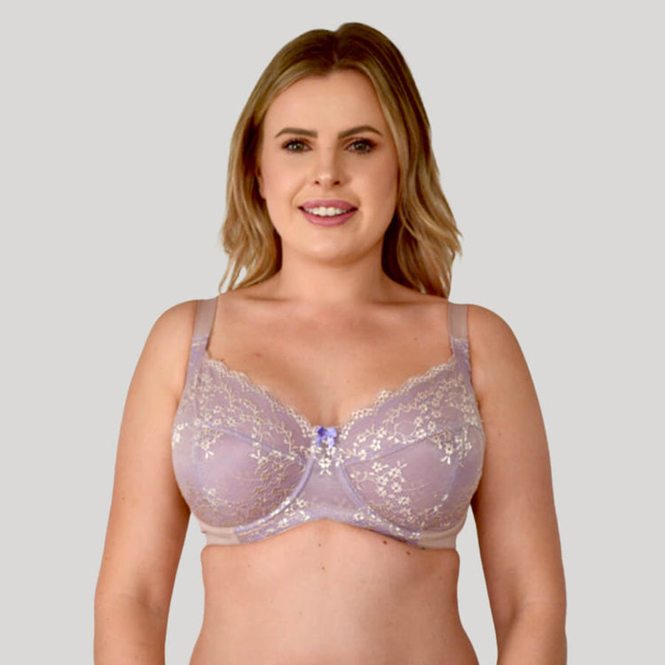 Bras  Womens Calida Natural Comfort Lace Soft Non-Wired Bra Rose Teint —  Megan Imoveis